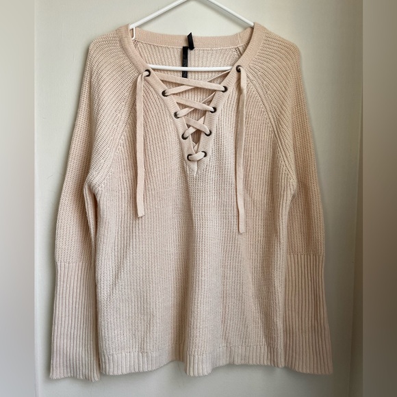 Razor Dazzle Tan Sweater - Picture 1 of 5